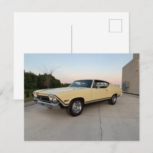68' Chevy Chevelle Briefkaart (Voorkant / Achterkant)