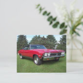 68' Chevy Chevelle SS Briefkaart (Staand voorkant)