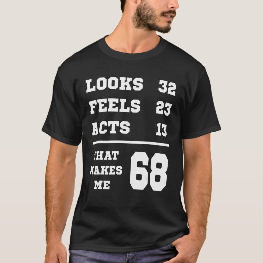 68 De dag ziet er uit naar Acts 1 T-shirt (Voorkant)