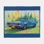 68 Dodge-lader voor Griekenland Fleece Deken (Voorkant (Horizontaal))