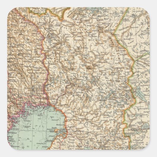 68 Finland Vierkante Sticker (Voorkant)