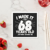 68 Jaar Oud Sarcastisch Meme Grappig 68e Verjaarda Servet (Insitu)