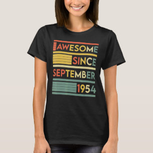 68 jaar oude 68e verjaardag Geweldige sinds septem T-shirt