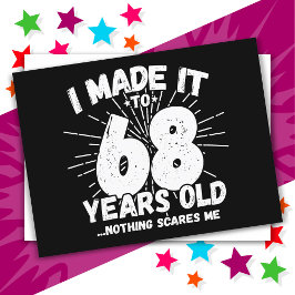 68 Jaar Oude Sarcastische Meme Leuke 68e Verjaarda Briefkaart