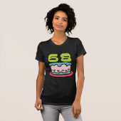 68-jarige vogelbeker t-shirt (Voorkant volledig)