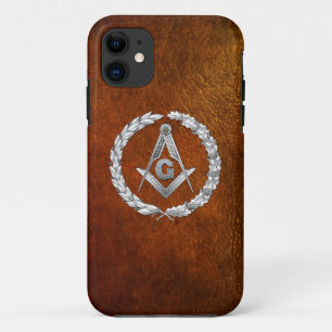 [68] Master Mason, derde graad [Zilver] iPhone 11 Hoesje