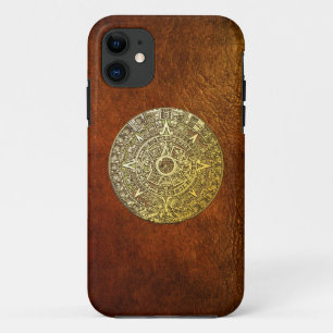 [68] Maya [Azteekse] Kalender [Goud] iPhone 11 Hoesje