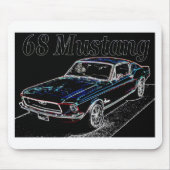 68 mustang muismat (Voorkant)