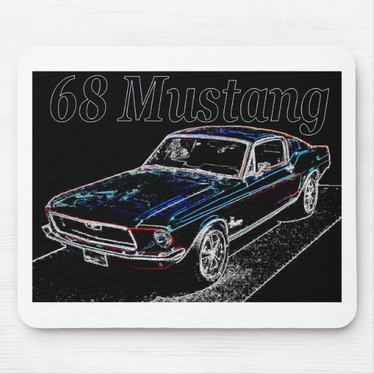 68 mustang muismat (Voorkant)