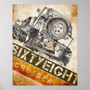68 Toyota Land Cruiser Poster