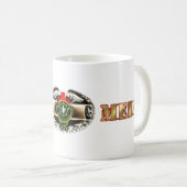 68 W 2e gepantserde calamiteitenpatroon Koffiemok (Voorkant rechts)