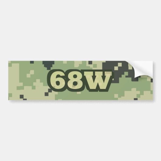 68 W BUMPERSTICKER (Voorkant)