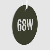 68 W - Groen Ornament (voorkant)