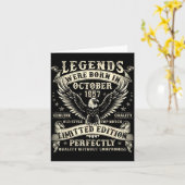 68 Year Old Bday For Men 68th Birthday October 195 Kaart (Gele Bloem)