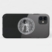 [68] Zilveren Keltische levensboom Case-Mate iPhone Case (Achterkant (horizontaal))