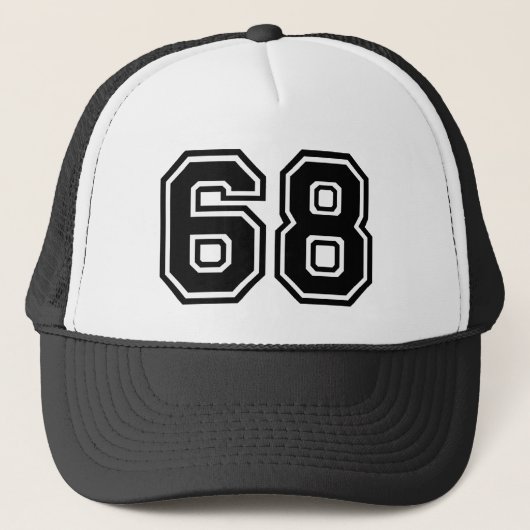 68e 'Birthday Classic Trucker Hat' Pet (Voorkant)
