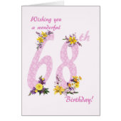 68e bloem Verdroogde getallen (Voorkant)