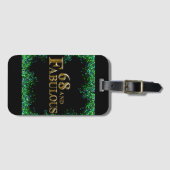 68e verjaardag bagagelabel (Voorkant (horizontaal))