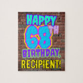 68e verjaardag ~ Fun, geïnspireerd door Urban Graf Legpuzzel (Verticaal)