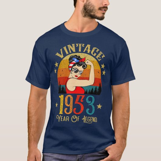 68e verjaardag Gift 68 jaar oud voor vrouwelijke r T-shirt (Voorkant)