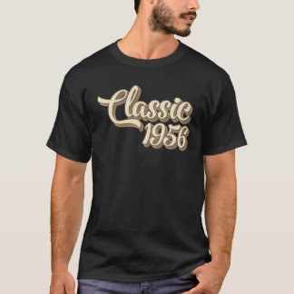 68e verjaardag Gift Classic 1956 68 jaar oud T-shirt