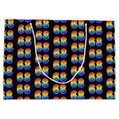 68e verjaardag: Leuk Regenboog Event Nummer 68 Pat Groot Cadeauzakje (Achterkant)