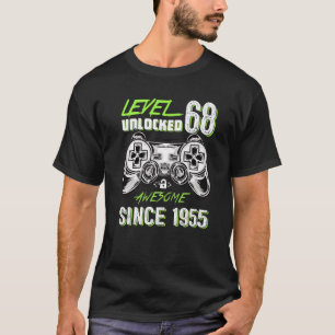 68e verjaardag Mannen van vrouwen geboren in 1955 T-shirt