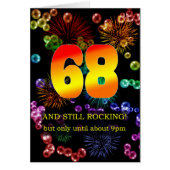 68e verjaardag nog steeds springend (Voorkant)