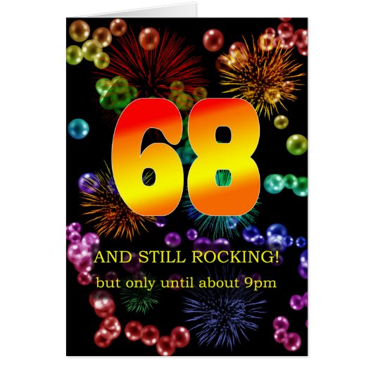 68e verjaardag nog steeds springend (Voorkant)