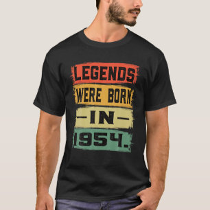 68e verjaardagscadeau 68 jaar Legends werden gebor T-shirt