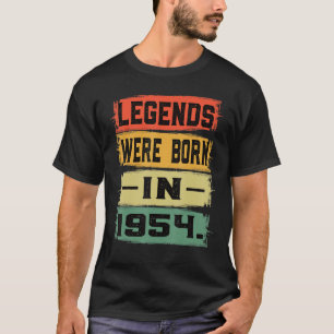 68e verjaardagscadeau 68 jaar Legends werden gebor T-shirt