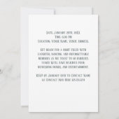 68e verjaardagsfeest Custom Photo Lijst Kaart (Achterkant)