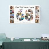 68e verjaardagsfeest Nummer 68 Fotocollage Spandoek (Beurs)
