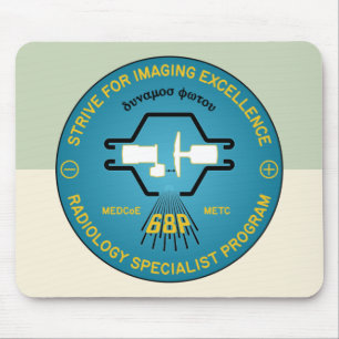 68P Radiologie Specialist Programma Embleem Muismat