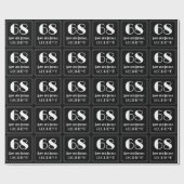 68ste verjaardag - Art Deco geïnspireerde look "68 Cadeaupapier (Vlak)