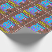 68ste verjaardag: Leuk, Urban Graffiti geïnspireer Cadeaupapier (Hoek)