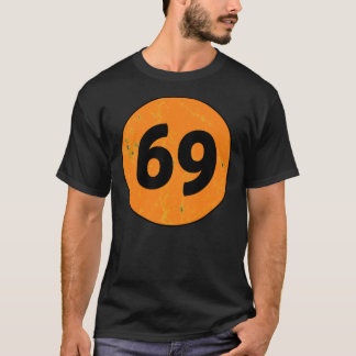 69 1969 RONDE GESCHAKELDE LOGO ZOMER VAN LOVE RACI T-SHIRT