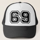 69 60-negen 60 9-Pop Mode pictogram Trucker Pet (Voorkant)