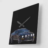 '69 BOSS 429 MUSTANG CLOCK VIERKANTE KLOK (Hoek)