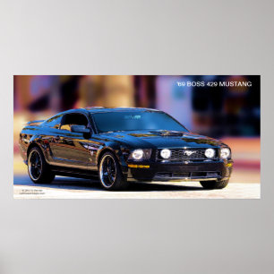 "69 BOSS 429 MUSTANG POSTER