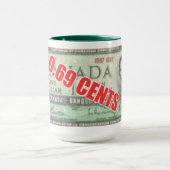 69 cent dollar mok (Midden)