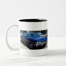 "69 CHEVELLE KOFFIE CUP TWEEKLEURIGE KOFFIEMOK