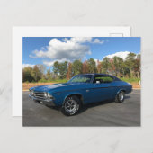 69' Chevy Chevelle SS Briefkaart (Voorkant / Achterkant)