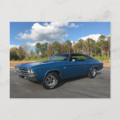 69' Chevy Chevelle SS Briefkaart (Voorkant)