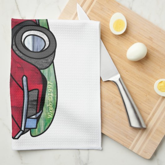 69 Corvette Sting Ray Roadster Theedoek (Quarter Fold)