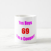 69 Cougar Birthday Koffiemok (Center)