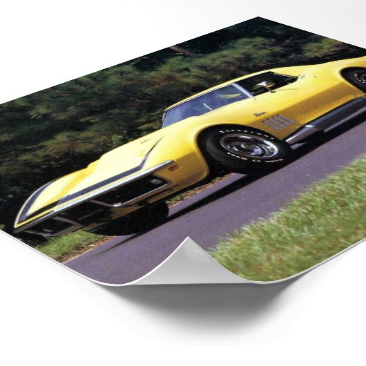 69 Covette Stingray Poster (Hoek)