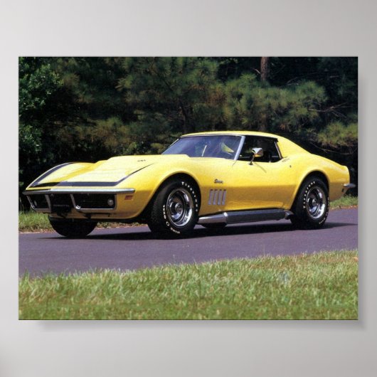 69 Covette Stingray Poster (Voorkant)