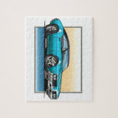 69 Cutlass Blauwgroen blauw Legpuzzel (Verticaal)