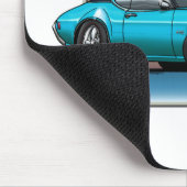 69 Cutlass Blauwgroen blauw Muismat (Hoek)